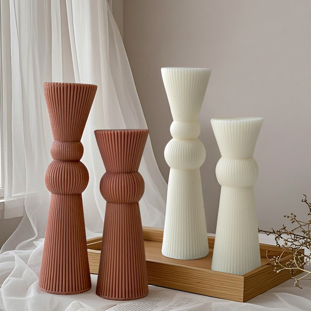 Candle Supplies Shop - DIY Cetakan Lilin Pilar Bergaris Batang
