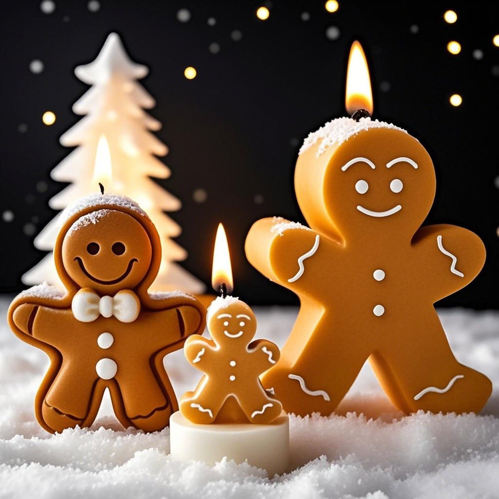 Candle Supplies Shop - DIY Kartun Gingerbread Man Cetakan Lilin