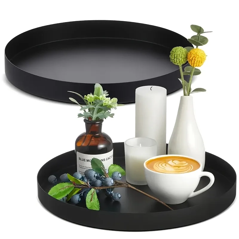 1 Buah Baki ABS Melingkar Hita - Candle Holder Supplies ulasan dan harga