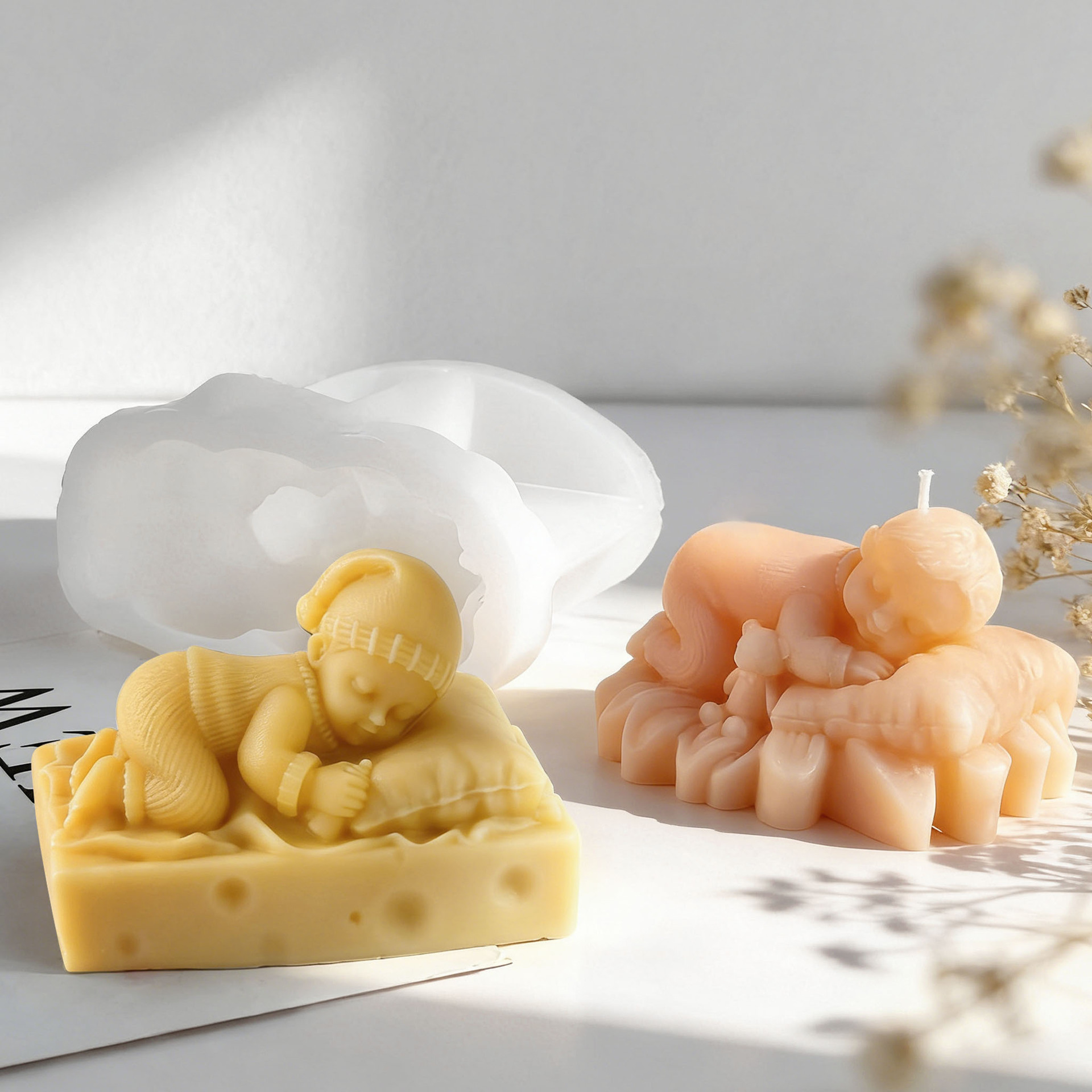 Cetakan Lilin Silikon Bayi Tid - Candle Supplies Shop ulasan dan harga