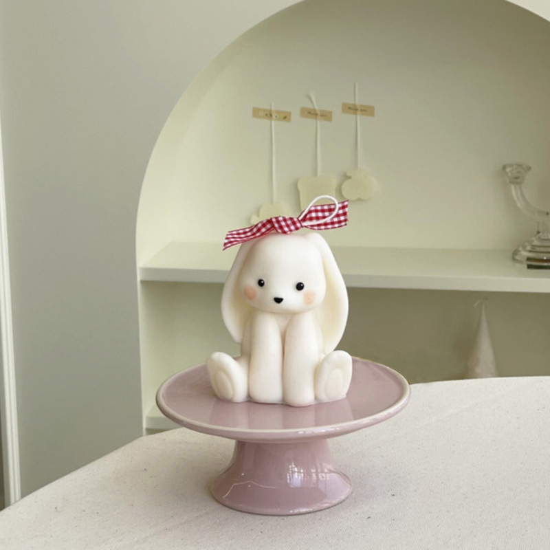 Cetakan lilin silikon kelinci  - Candle Supplies Shop ulasan dan harga