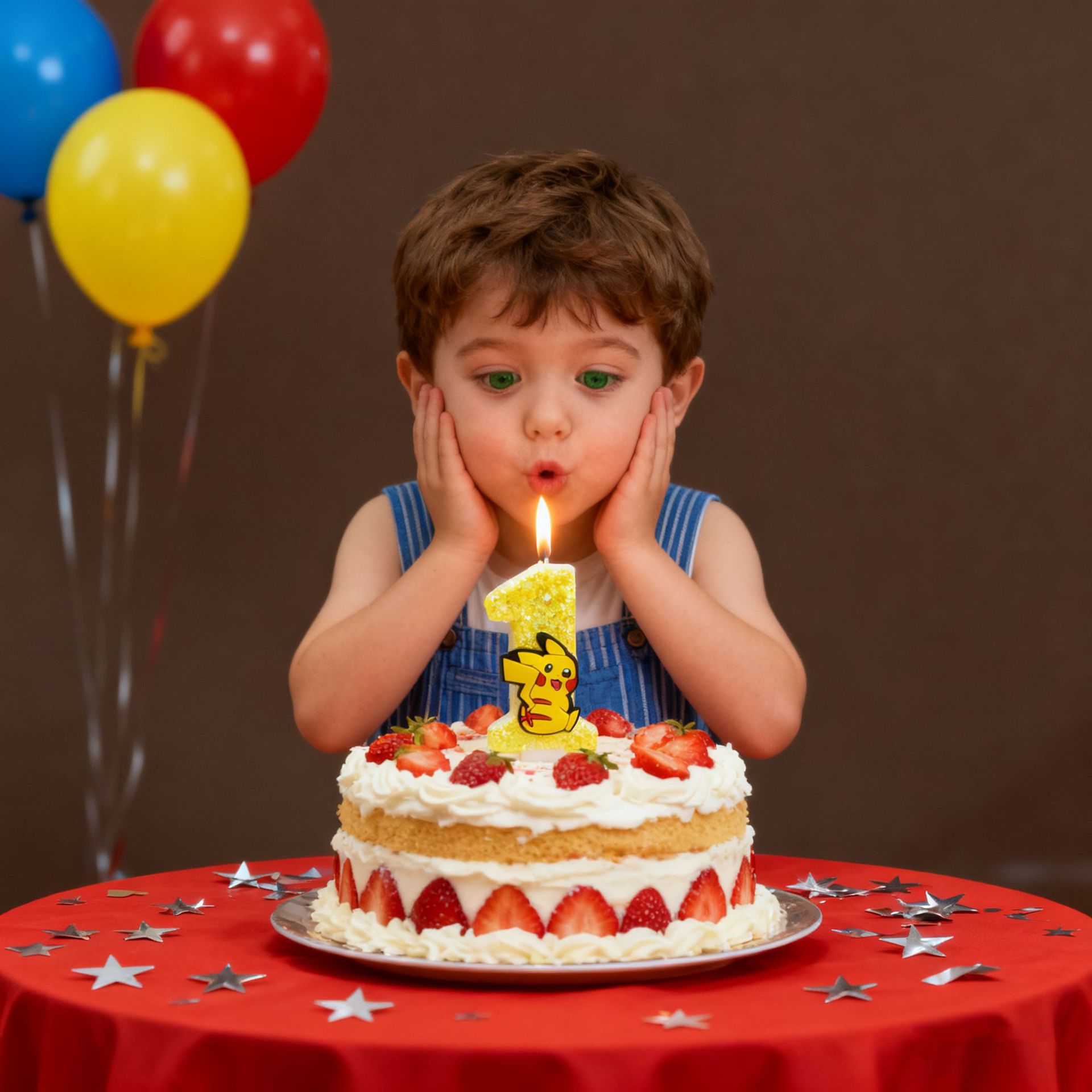 Lilin ulang tahun kuning Pikac - Candle Surprise ulasan dan harga
