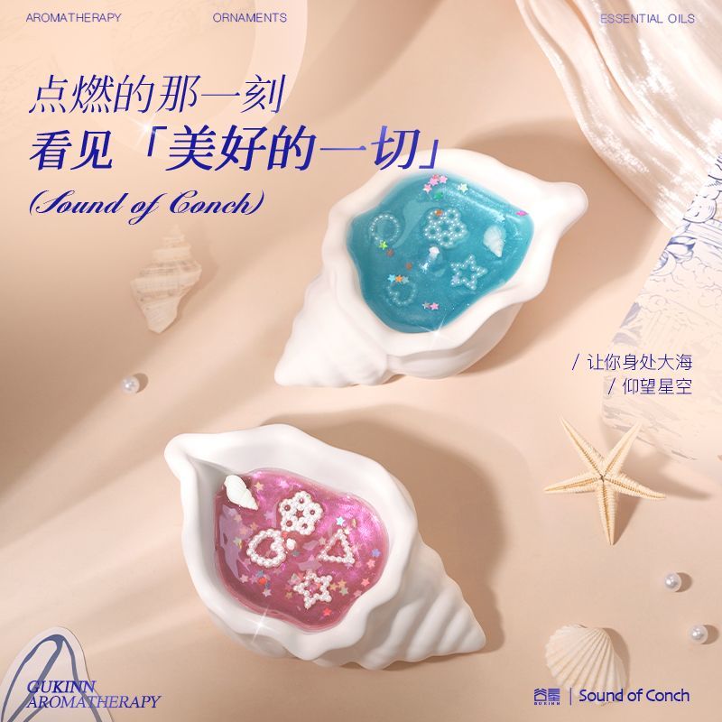 Kotak hadiah aromaterapi Conch - Candle Souvenir ulasan dan harga