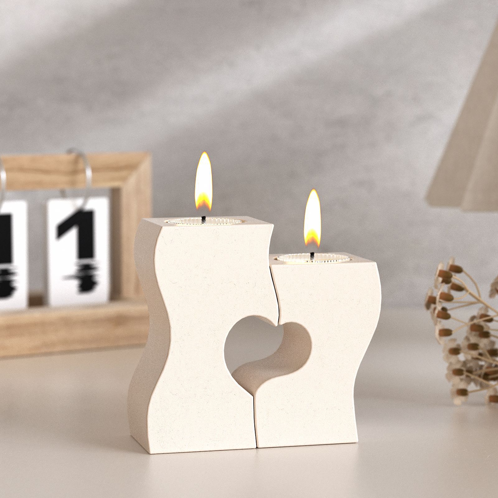 S Cetakan Silikon Lilin Hati D - Candle Souvenir ulasan dan harga