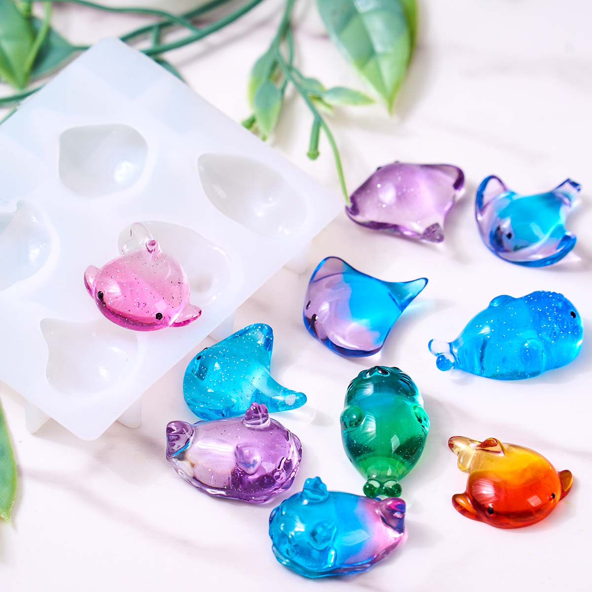 Cetakan Silikon Ikan Pari Kawa - Candle Souvenir ulasan dan harga