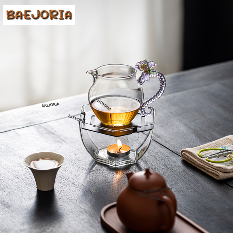 Pemanas Teh Kaca Bentuk Labu H - Candle Holder Supplies ulasan dan harga
