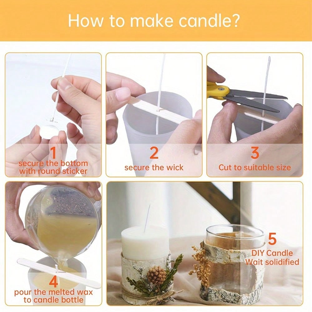5/10/20/30/50pcs Penyangga Sum - Candle Supplies Kit ulasan dan harga