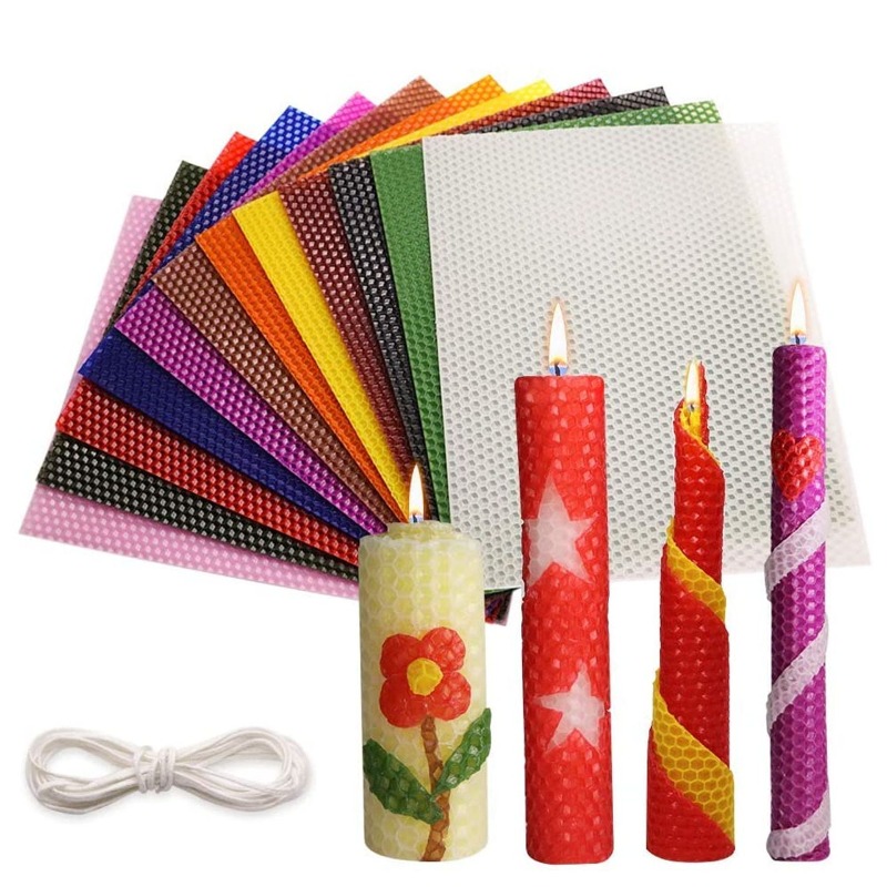 12pcs 15x20cm Lembar Lilin War - Beeswax Sheet Roll ulasan dan harga