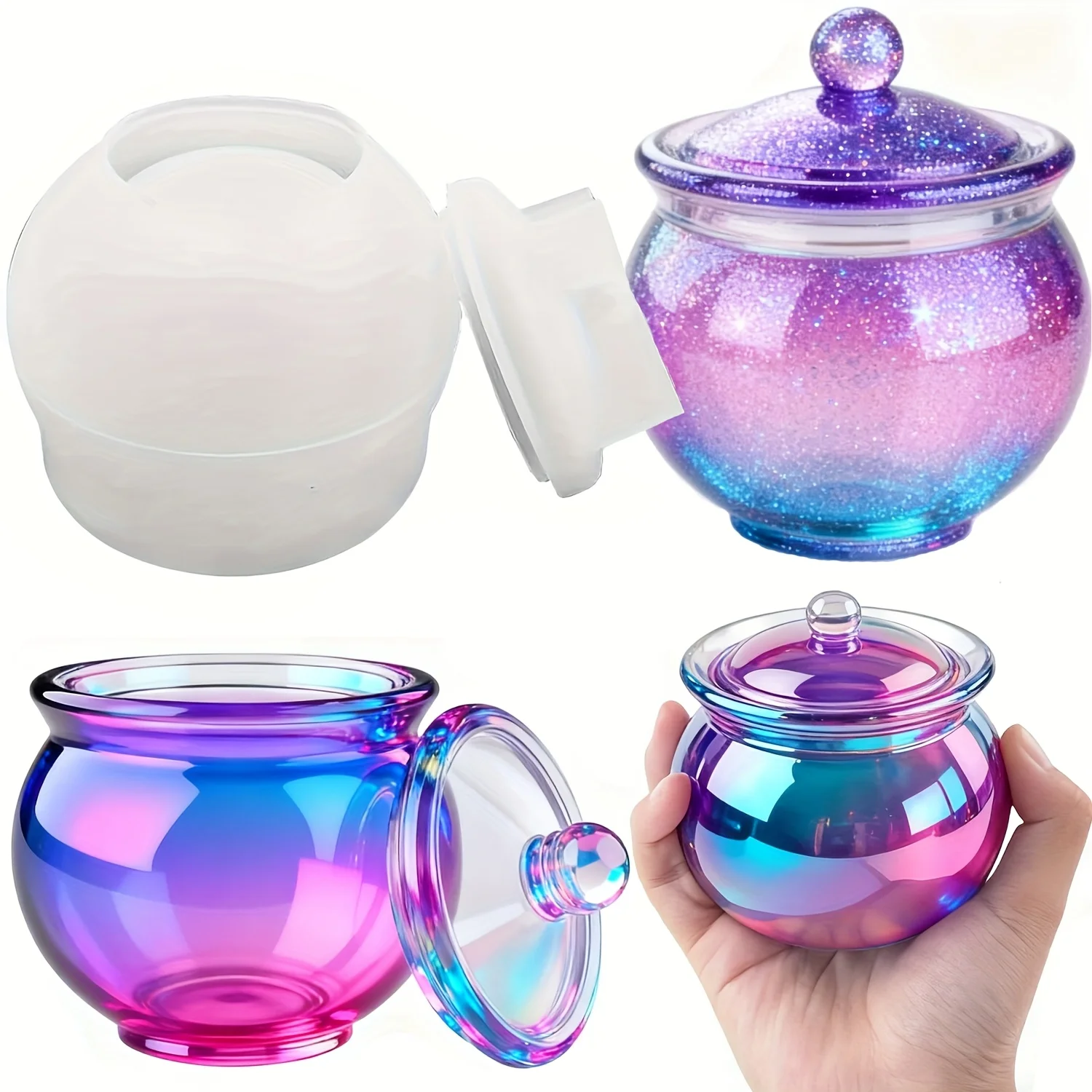 1 set cetakan resin bulat deng - Candle Souvenir ulasan dan harga