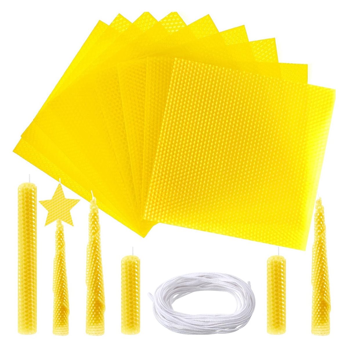 N94R 24 Pcs Perlengkapan Pembu - Beeswax Sheet Roll ulasan dan harga